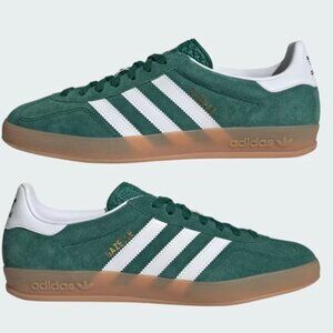 Adidas Gazelle Indoor Shoes Mens Green Size 8